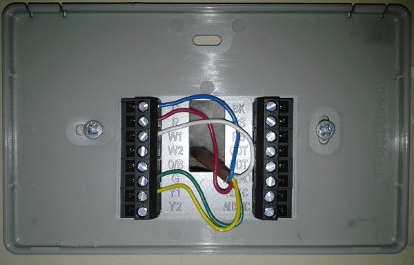 Trane Thermostat Wiring