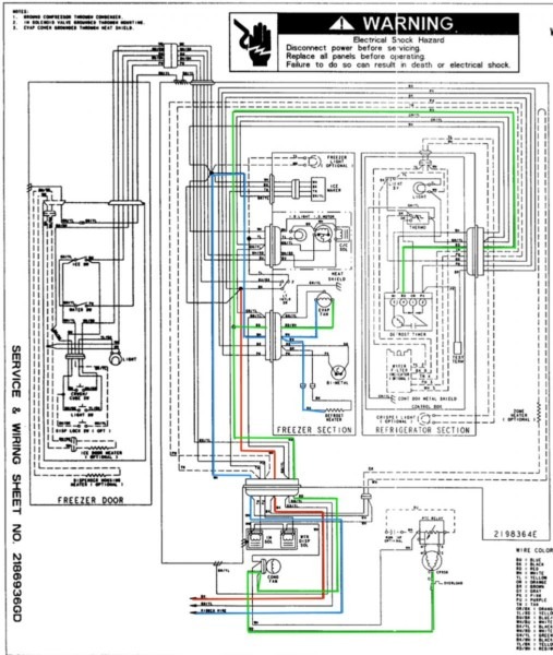 Wiring Diagram Refrigerator