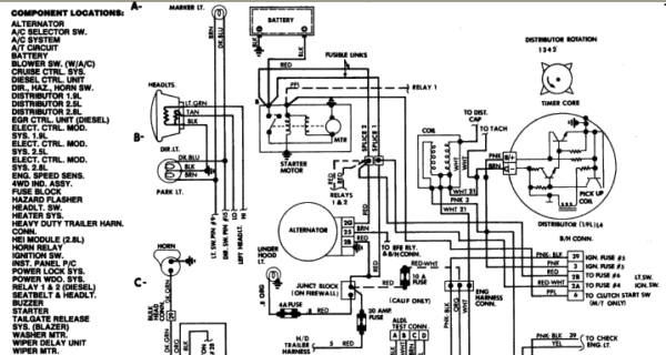 1985 S10 Wiring Diagram