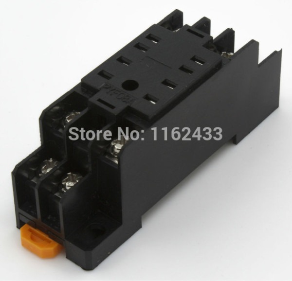 20pcs   Lot Pyf08a 8 Pin Relay Socket Base For My2 Hh52p H3y 2
