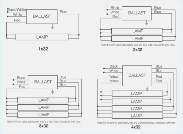 4 Lamp T5 Ballast Wiring Diagram 4 Lamp T5 Ballast Wiring Diagram
