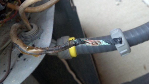 Burnt Wire In Outside Ac Unit