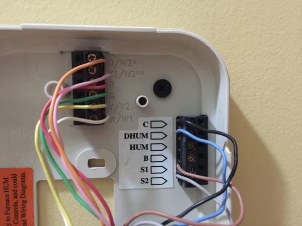 Carrier Thermostat Wiring Color Code