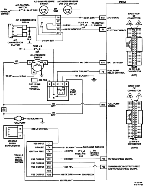 Chevy S10 Wiring Diagram 1992 Chevy S10 Pickup Amp Blazer Wiring