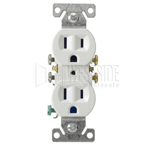 Cooper Wiring 270w Electrical Outlet, Standard Grade Duplex Cooper Wiring 270w Electrical Outlet, Standard Grade Duplex