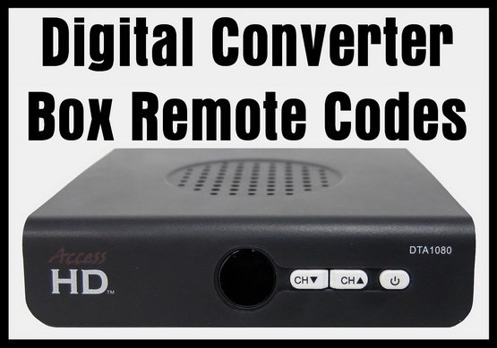 Digital Converter Box Remote Codes