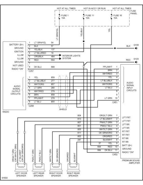Ford Ranger Radio Wiring Diagram Ford Ranger Radio Wiring Diagram