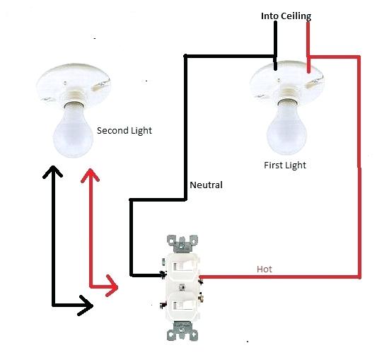 How To Install Double Light Switch Wiring Diagram For Double