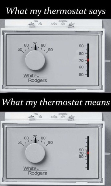 I Hate Old Style Thermostats