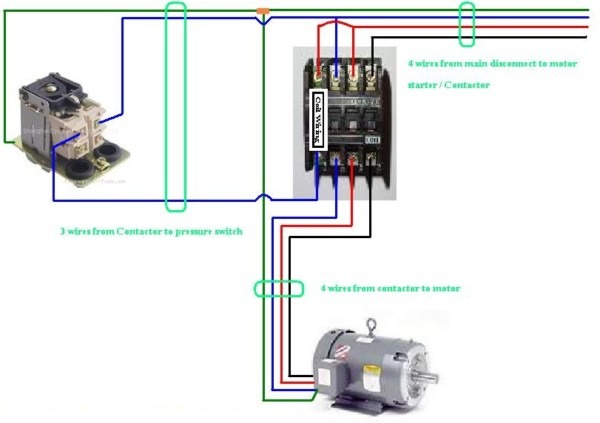 Ic Contactor Wiring Diagram Further 3 Phase Contactor Wiring