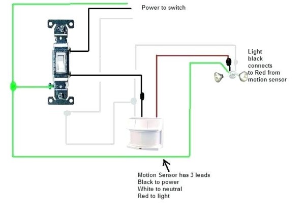 Light Switch Motion Sensor Outside Light Wiring Diagram Security