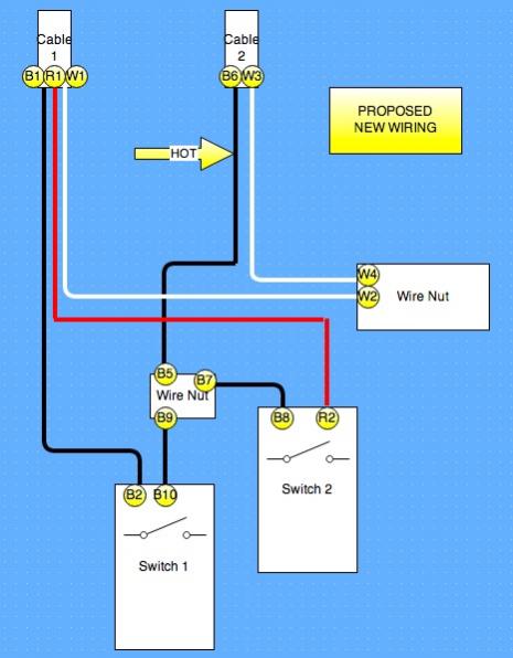 How To Separate Light And Fan Switches