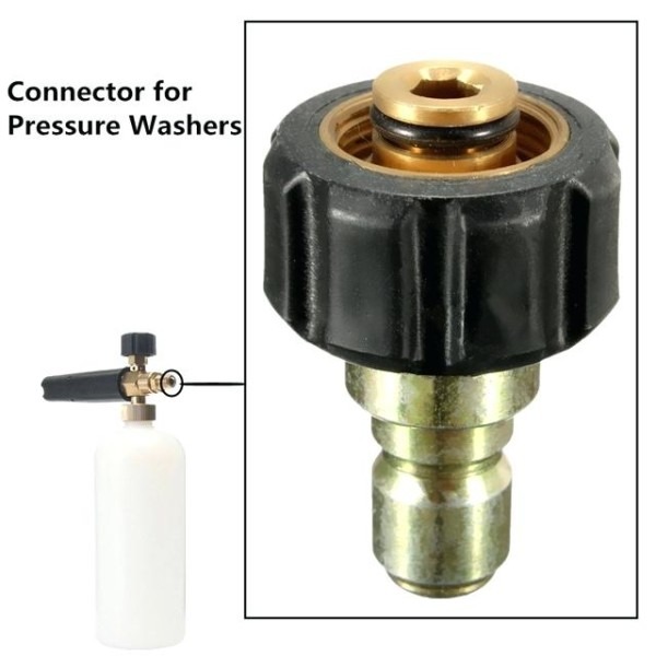 Washer Plug Adapter High Pressure Car Washer Snow Foam Lance Quick