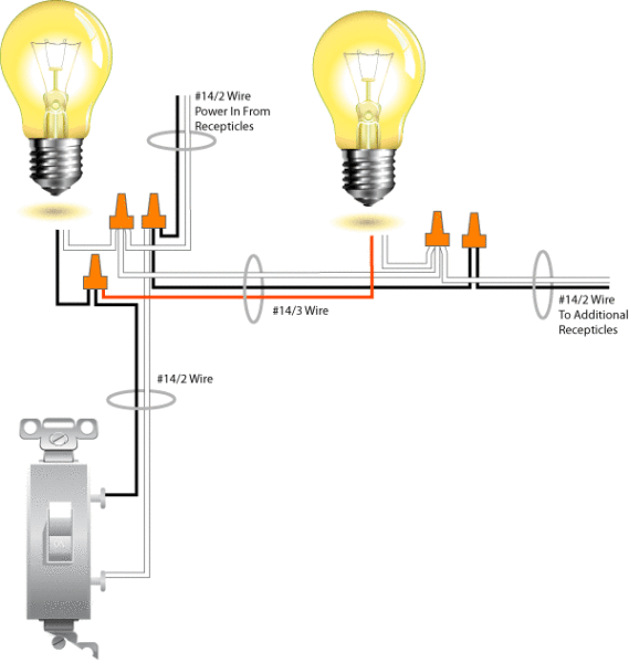 Wiring Diagram Dual Switch One Light