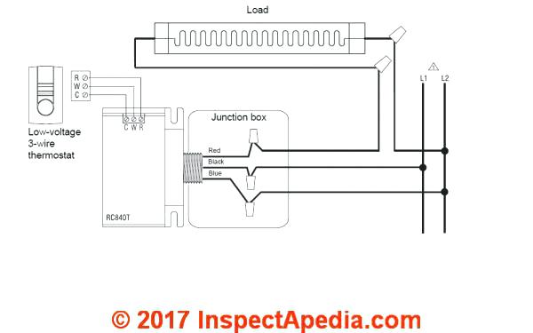 3 Wire Room Thermostat Wiring Diagram