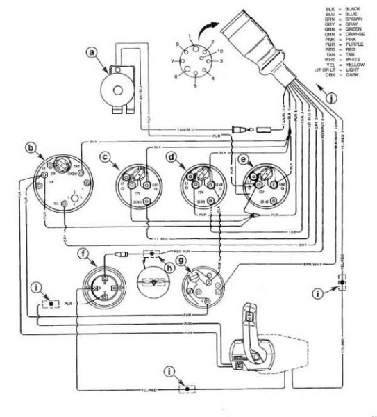 Marine Tachometer Wiring Diagram