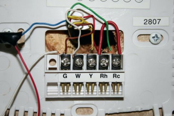 Honeywell Thermostat Chart Furnace Thermostat Wiring Diagram