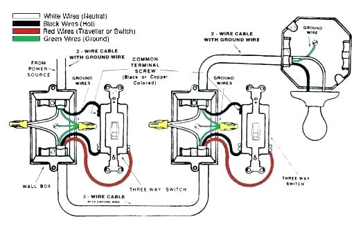 How To Wire Two Switches To One Light What Is The Red Wire For