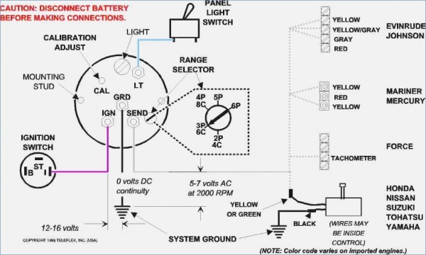 Marine Tachometer Wiring Diagram