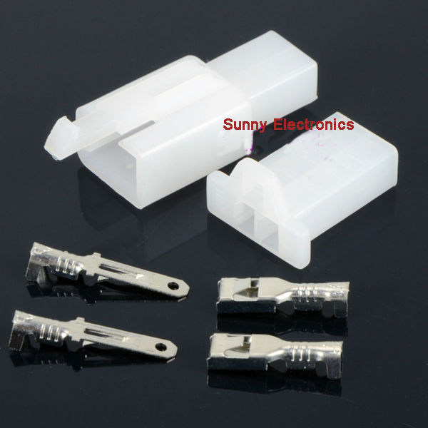 10set Motorcycle Electrical Multi Connector (2 8mm) 2 Way