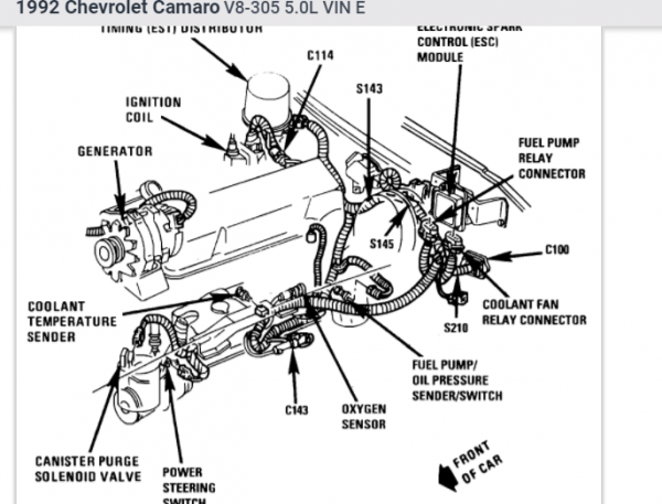 1992 Camaro Engine Diagram
