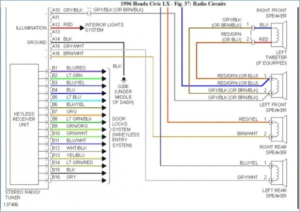 91 Honda Accord Radio Wiring Diagram