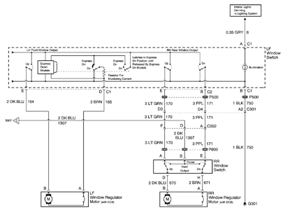 2004 Ford Explorer Power Window Wiring Diagram