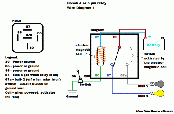 24v Relay Wiring Diagram 5 Pin