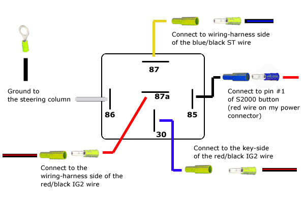 5 Pin Relay Wiring Diagram Ac