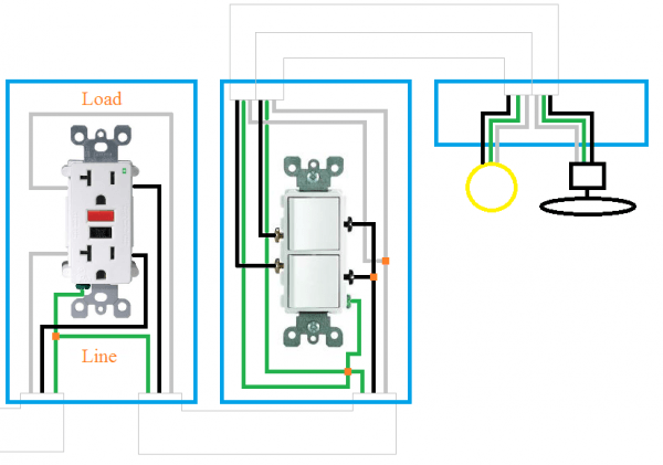 Double Rocker Switch Wiring