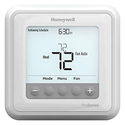 Honeywell Th6210u2001 U T6 Pro Programmable Thermostat, 2 Heat   1