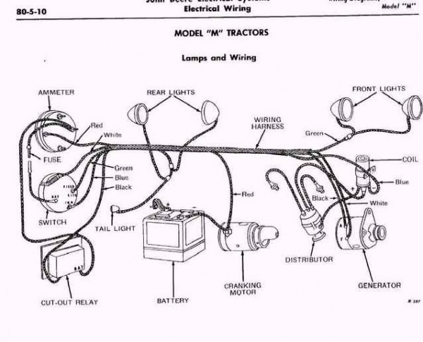 John Deere M Wiring Diagram