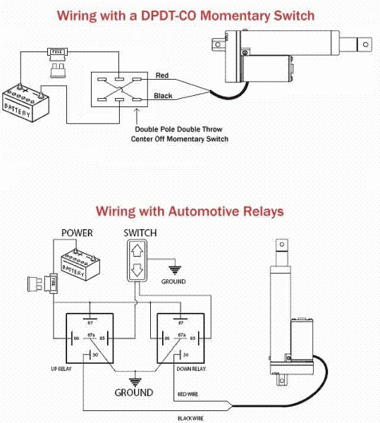 Linear Actuator Wiring