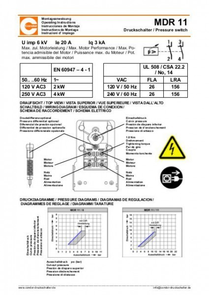Condor Mdr 11 Wiring Diagram