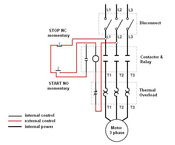 110v Motor Starter Wiring Diagram