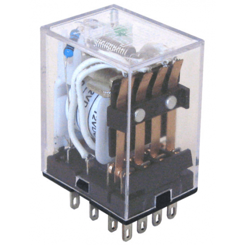 12vdc Dpdt 10a  Ice Cube  Relay