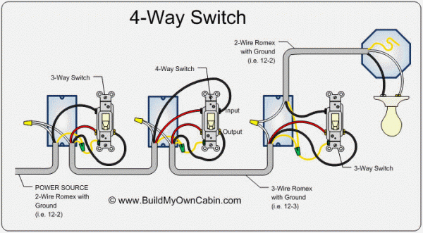 4 Way Switch Wiring House