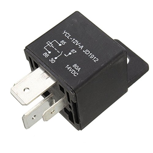 Amazon Com Sellify 4 Pin Relay Relays Heavy 12v 80a 80 Amp Spst Amazon Com Sellify 4 Pin Relay Relays Heavy 12v 80a 80 Amp Spst