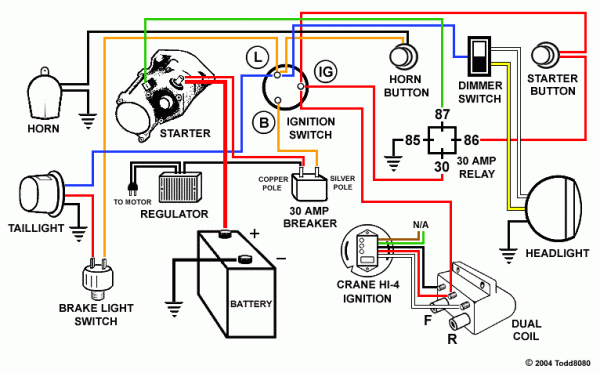 Honda Motorcycle Electrical Wiring Diagram Honda Motorcycle Electrical Wiring Diagram