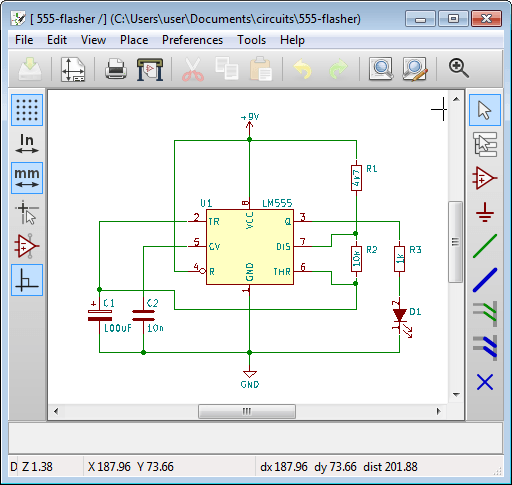 How To Draw A Circuit Diagram With Kicad For Beginners