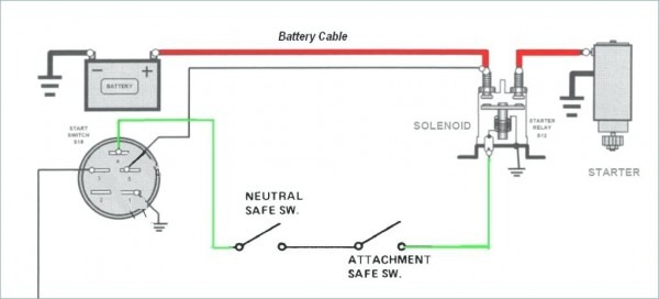 Starter Solenoid Wiring Diagram For Lawn Mower
