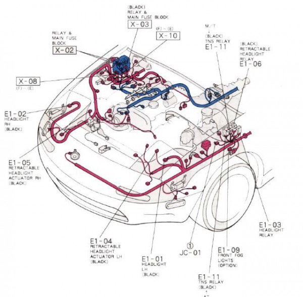 Miata Wiring Harness Diagram