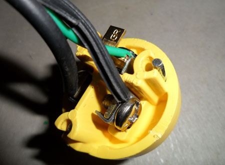 Repairing An Electrical Plug With Ground Pin Cut Off