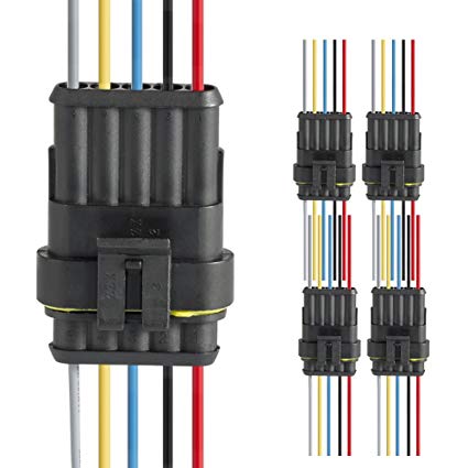 Amazon Com 5 Pin Connector Marine Waterproof Plug And Socket Auto Amazon Com 5 Pin Connector Marine Waterproof Plug And Socket Auto