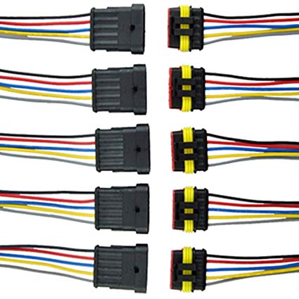 Amazon Com E Support 5 Pin Way Car Auto Waterproof Electrical Amazon Com E Support 5 Pin Way Car Auto Waterproof Electrical