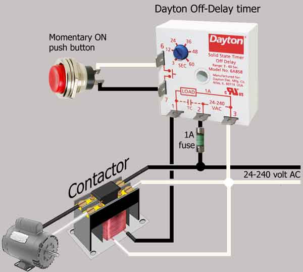 How To Wire Dayton Off Delay Timer
