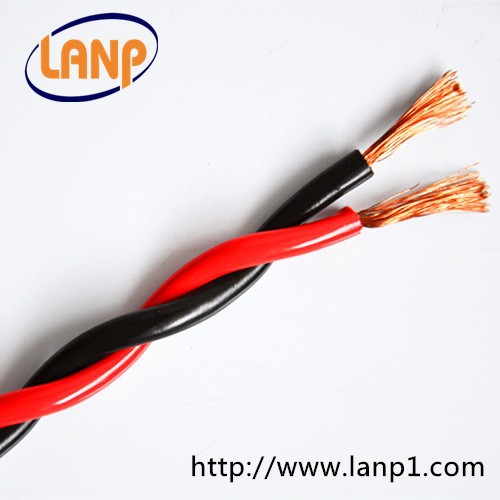 Red And Black Electric Wire 2x0 75mm Twisted Pair Cable Red And Black Electric Wire 2x0 75mm Twisted Pair Cable